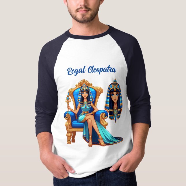 Regal Cleopatra Cartoon T-Shirt (Front)
