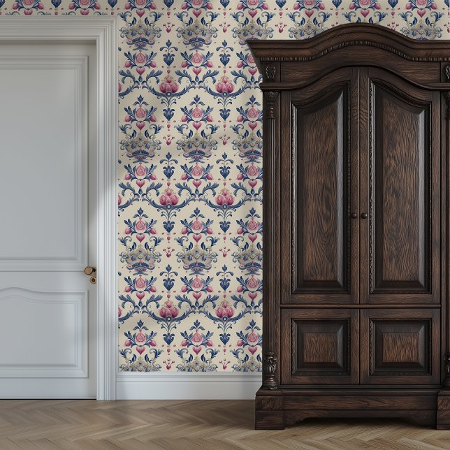 Regal Crown & Floral Elegance Princesscore Wallpaper (Regal Crown & Floral Elegance Princesscore Wallpaper)