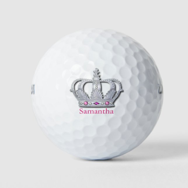 Regal Crown Girly Golf Balls (Front)