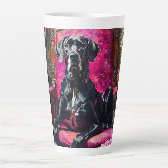 Regal Great Dane Latte Mug (Front)
