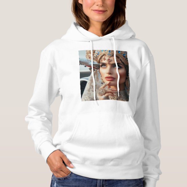Regal Heritage Meets Modernity Hoodie (Front)