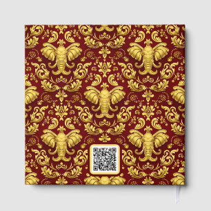 Regal Legacy: Crimson & Gold Mara Trumpeting Glory Guest Book