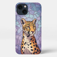🐆 Regal Leopard Mosaic Luxury Wildlife Art 🐆