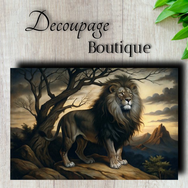 Regal Lion Furniture Decoupage Tissue Paper (Regal Lion Decoupage Tissue Paper)