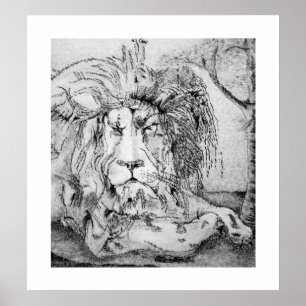 Regal Lion Poster