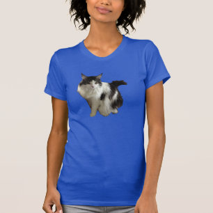 Regal Maine Coon black and white female T-Shirt