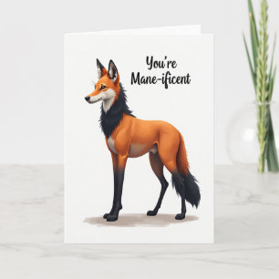 Regal Mane Birthday Card