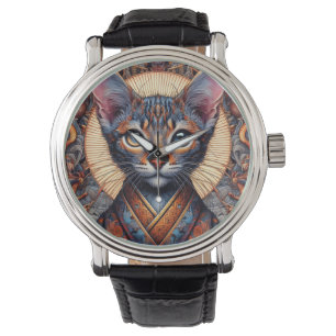 Regal Mythic ornate fantasy feline Planner Watch