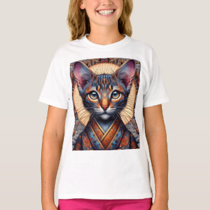 Regal Mythic ornate fantasy feline T-Shirt