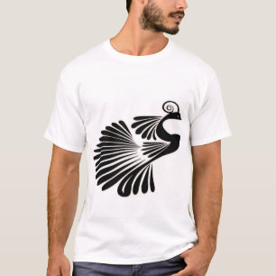 Regal Peacock Glory T-shirt Design