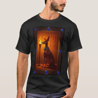 Regal Pharaoh Hound Profile - Ancient Sighthound T-Shirt