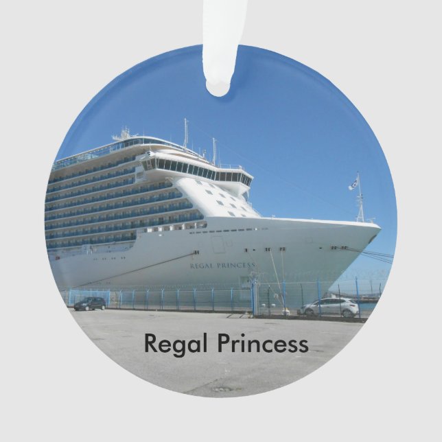 Regal Princess Christmas Ornament (Front)