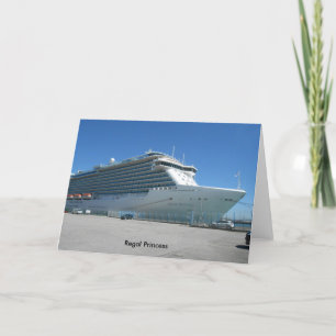 Regal Princess greeting card
