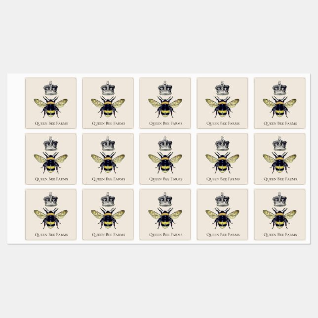 Regal Queen Bee And Crown Product (Sheet)