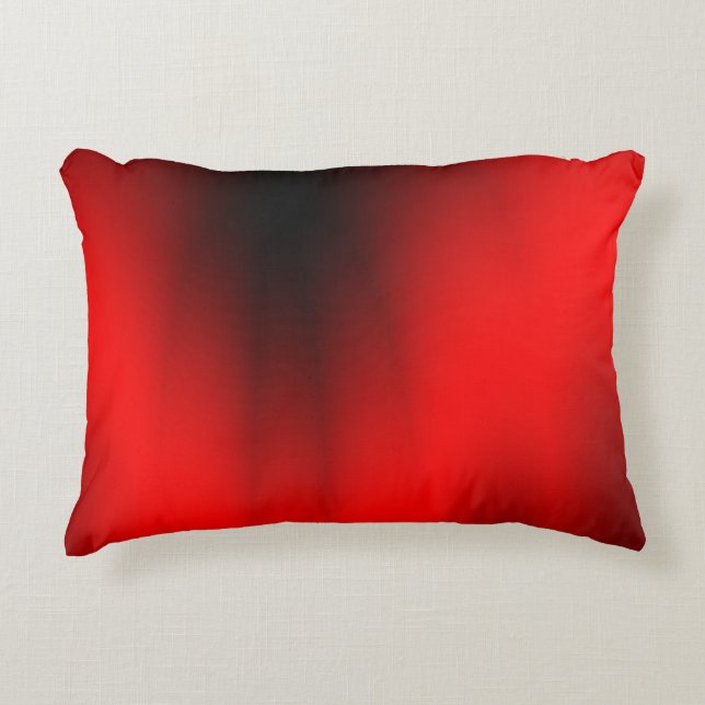 Regal Red Splash Decorative Cushion (Front)