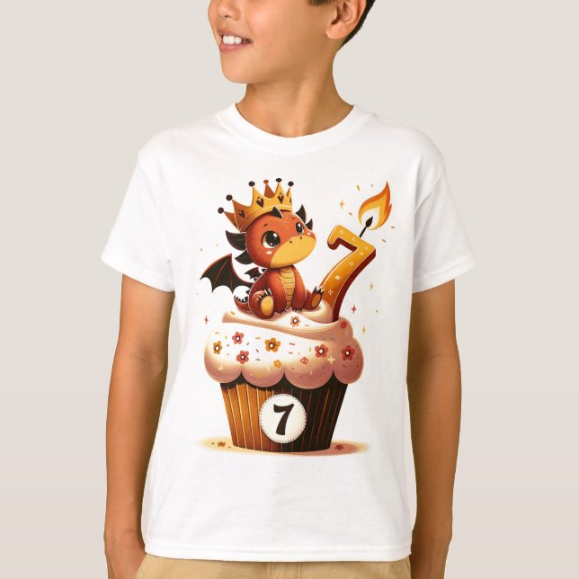 Regal Roar: A Dragon's Seventh T-Shirt (Front)