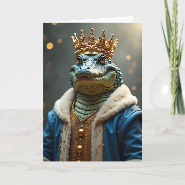 Regal Scaled Birthday Card (Front)
