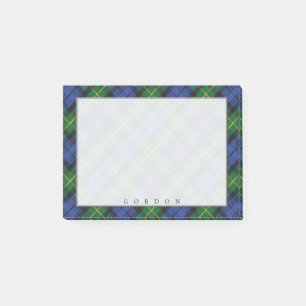 Regal Scottish Clan Gordon Tartan Post-it Notes