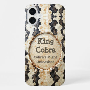 Regal Serpent: King Cobra  iPhone 16 Plus Case