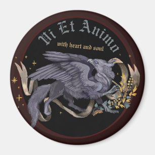 Regal Silver Gryphon Magnet