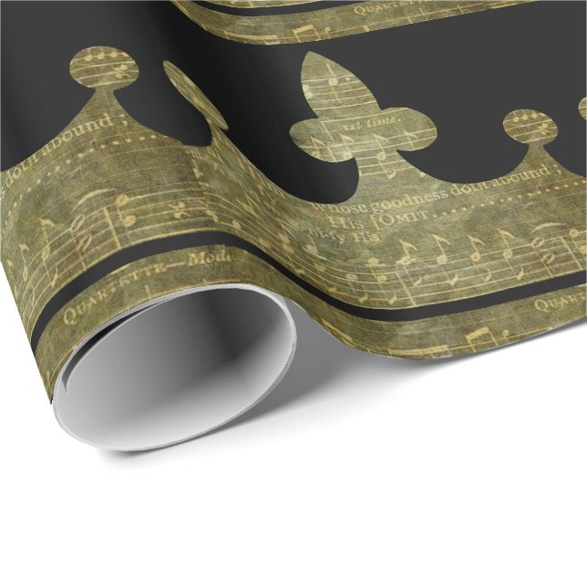 Regal Stripes ~ Roll Gift Wrapping Paper (Roll Corner)