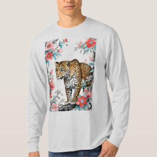 Regal Tiger Floral T-Shirt