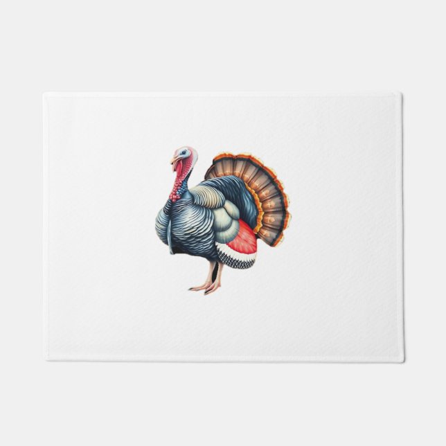 Regal Turkey Display Art Classic T-Shirt Doormat (Front)