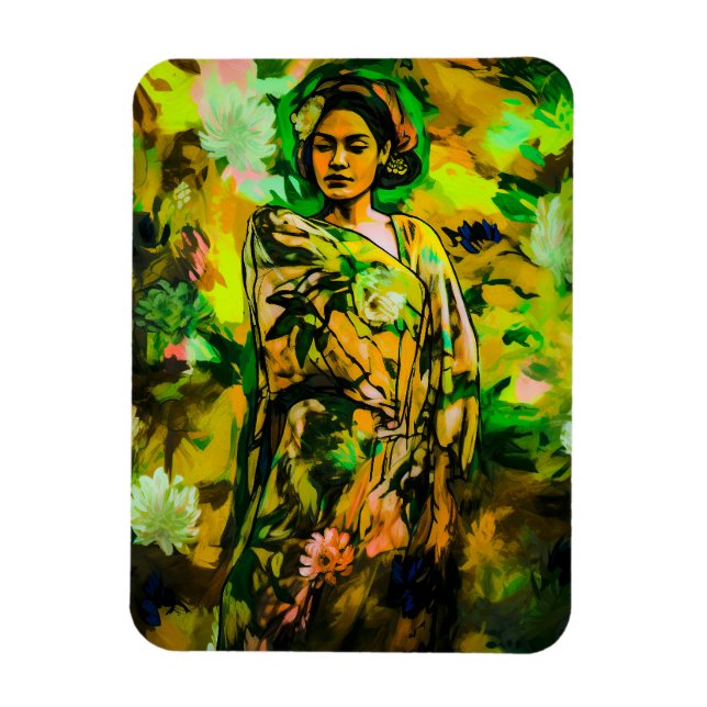 Regal Woman  Magnet (Vertical)