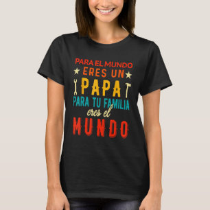 Regalos Para Papa Dia Del Padre Camiseta Mejor Pap T-Shirt