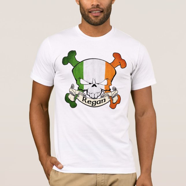Regan Irish Skull T-Shirt (Front)