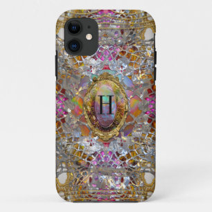 Regardez dans kaléidoscope Elegant Monogram Case-Mate iPhone Case