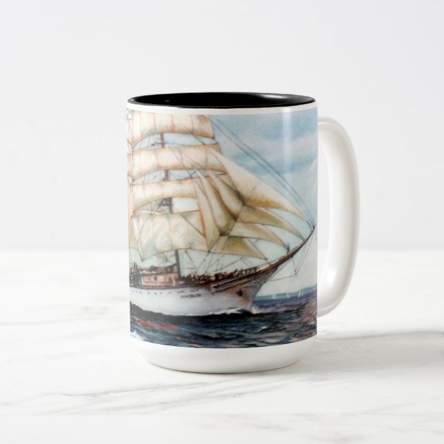 Regata Cutty Sark Two-Tone Coffee Mug (Front Right)