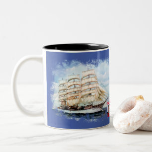 Regata Cutty Sark Two-Tone Coffee Mug