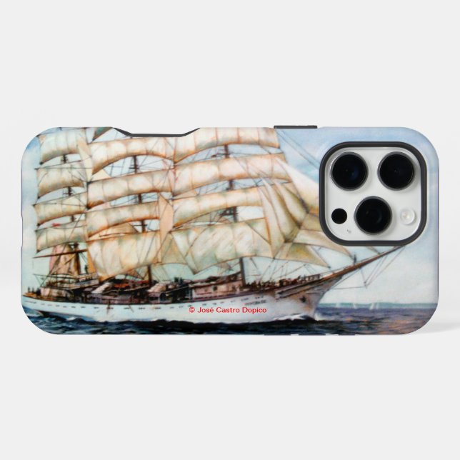 Regata Cutty Shark iPhone Case (Back Horizontal)