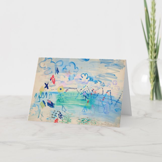 Régates à Cowes | Raoul Dufy Card (Front)