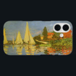 Regatta at Argenteuil by Claude Monet iPhone 16 Case<br><div class="desc">Regatta at Argenteuil (1872) by Claude Monet is a vintage impressionism fine art nautical painting. You can see the reflection of the sailboats in the lake water. A maritime seascape with a yacht or boat race on a sunny summer season day. About the artist: Claude Monet (1840-1926) was a founder...</div>