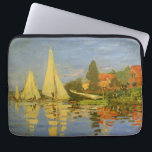 Regatta at Argenteuil by Claude Monet Laptop Sleeve<br><div class="desc">Regatta at Argenteuil (1872) by Claude Monet is a vintage impressionism fine art nautical painting. You can see the reflection of the sailboats in the lake water. A maritime seascape with a yacht or boat race on a sunny summer season day. About the artist: Claude Monet (1840-1926) was a founder...</div>