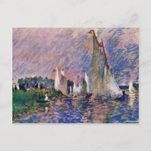 Regatta At Argenteuil By Pierre-Auguste Renoir Postcard