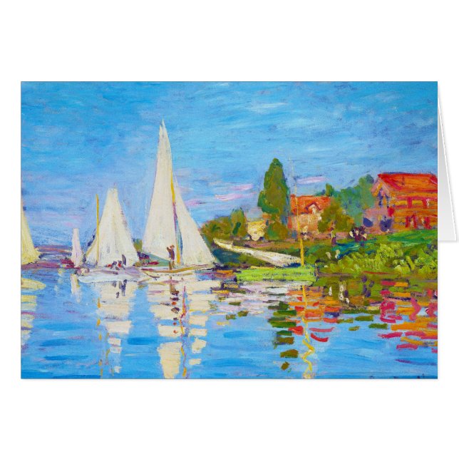 Regatta at Argenteuil Claude Monet (Front Horizontal)