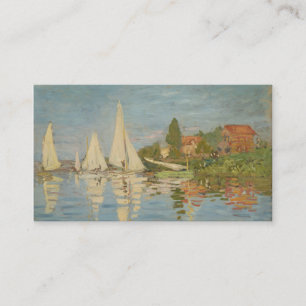 Regatta at Argenteuil - Claude Monet Business Card