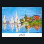 Regatta at Argenteuil Claude Monet Poster<br><div class="desc">Regatta at Argenteuil Claude Monet cool,  old,  master,  masterpiece,  fine,  retored,   impressionism,  paint,  painting,  vibrant,  saturated,  colour,   beautiful,  nice,  quality,  high,  resolution,  landscape,  scenery,   post,  decoration,  colours,  paris,  france,  renewed best,  seller,  colourful, cheap</div>