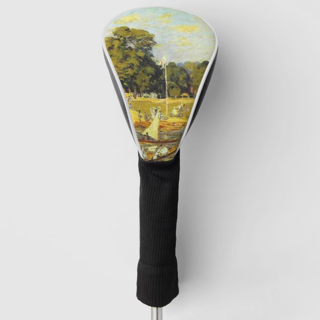Regatta at Hampton Court Alfred Sisley Poster Golf Head Cover (Front)