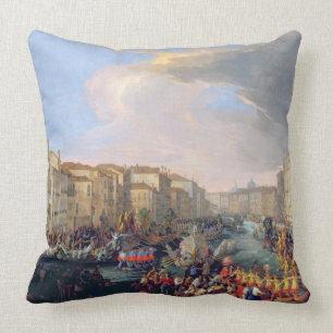 Regatta Held in Honour of Frederick VI of Denmark Cushion