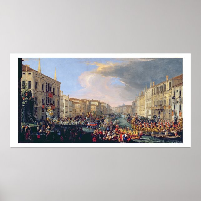 Regatta Held in Honour of Frederick VI of Denmark Poster (Front)