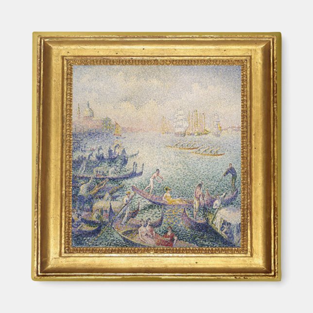 Regatta in Venice Artwork Magnet (Front)