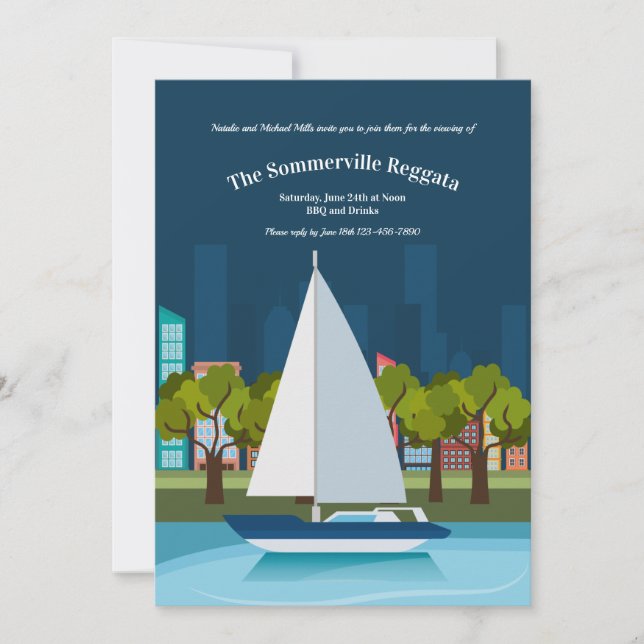 Regatta Party Invitation (Front)