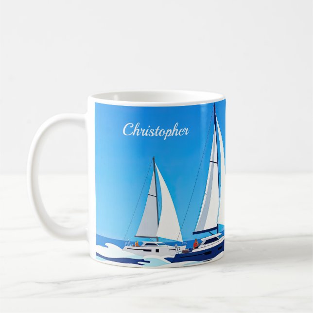 Regatta Winner Takes It All Coffee Mug (Left)