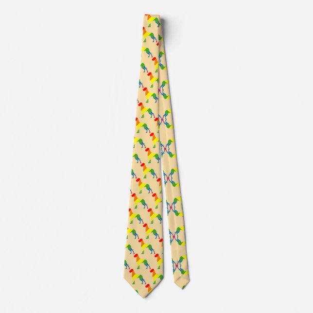 Regenbogen Krawatte Tie (Front)