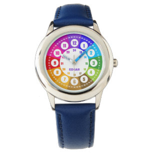 Regenbogen Lernuhr als Armbanduhr Watch