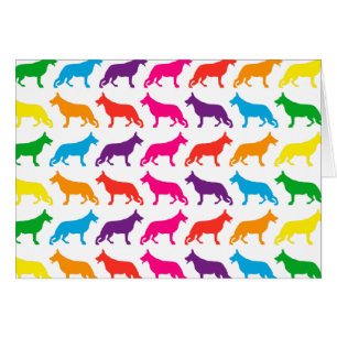 Regenbogen Schäferhunde
